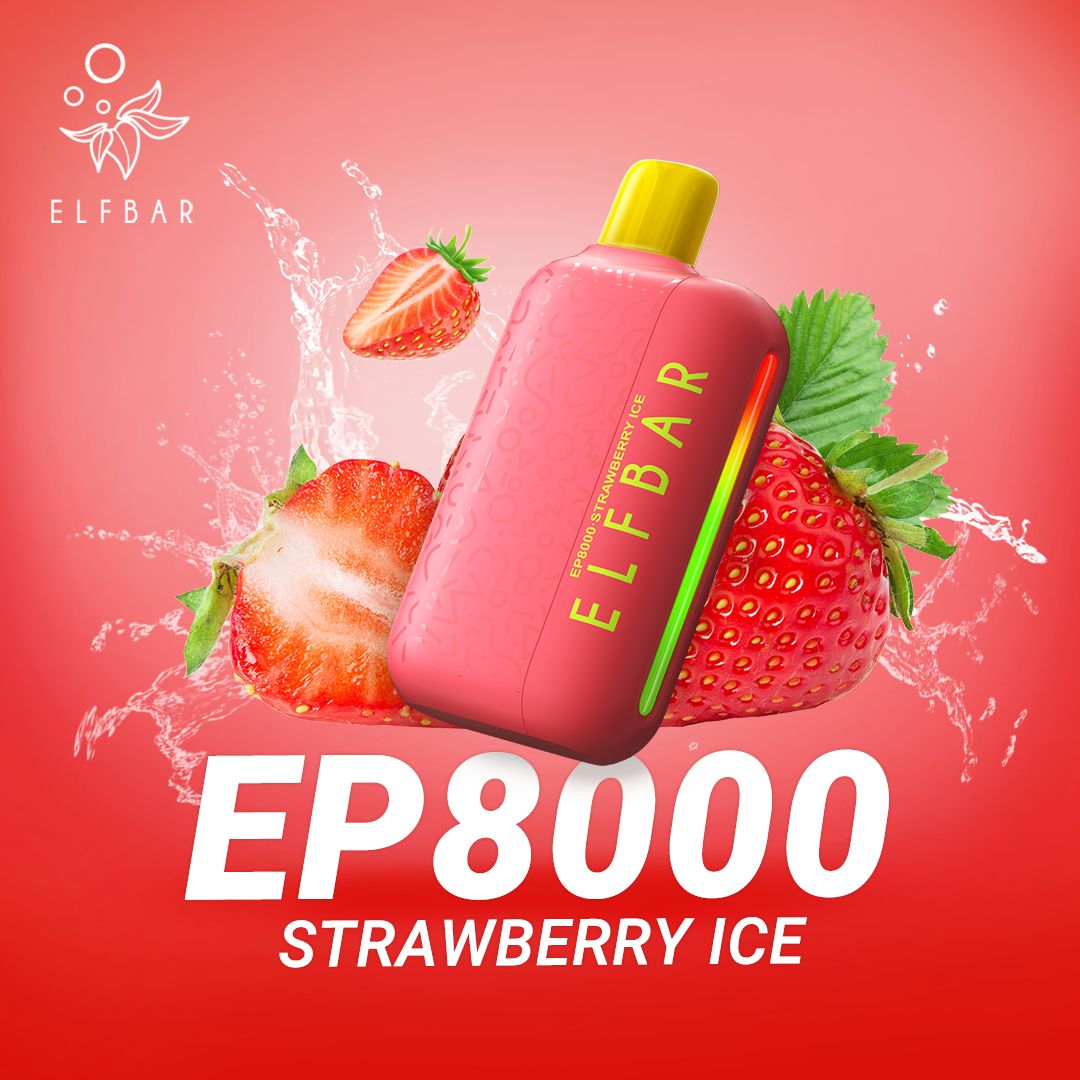 ELF BAR EP8000- Strawberry Ice