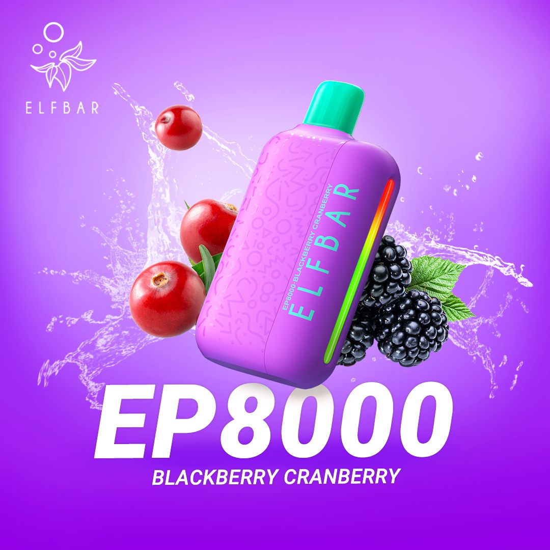 ELF BAR EP8000- Blackberry Cranberry