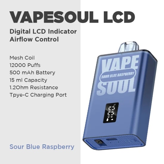 Vapesoul LCD Device – Sour blue raspberry
